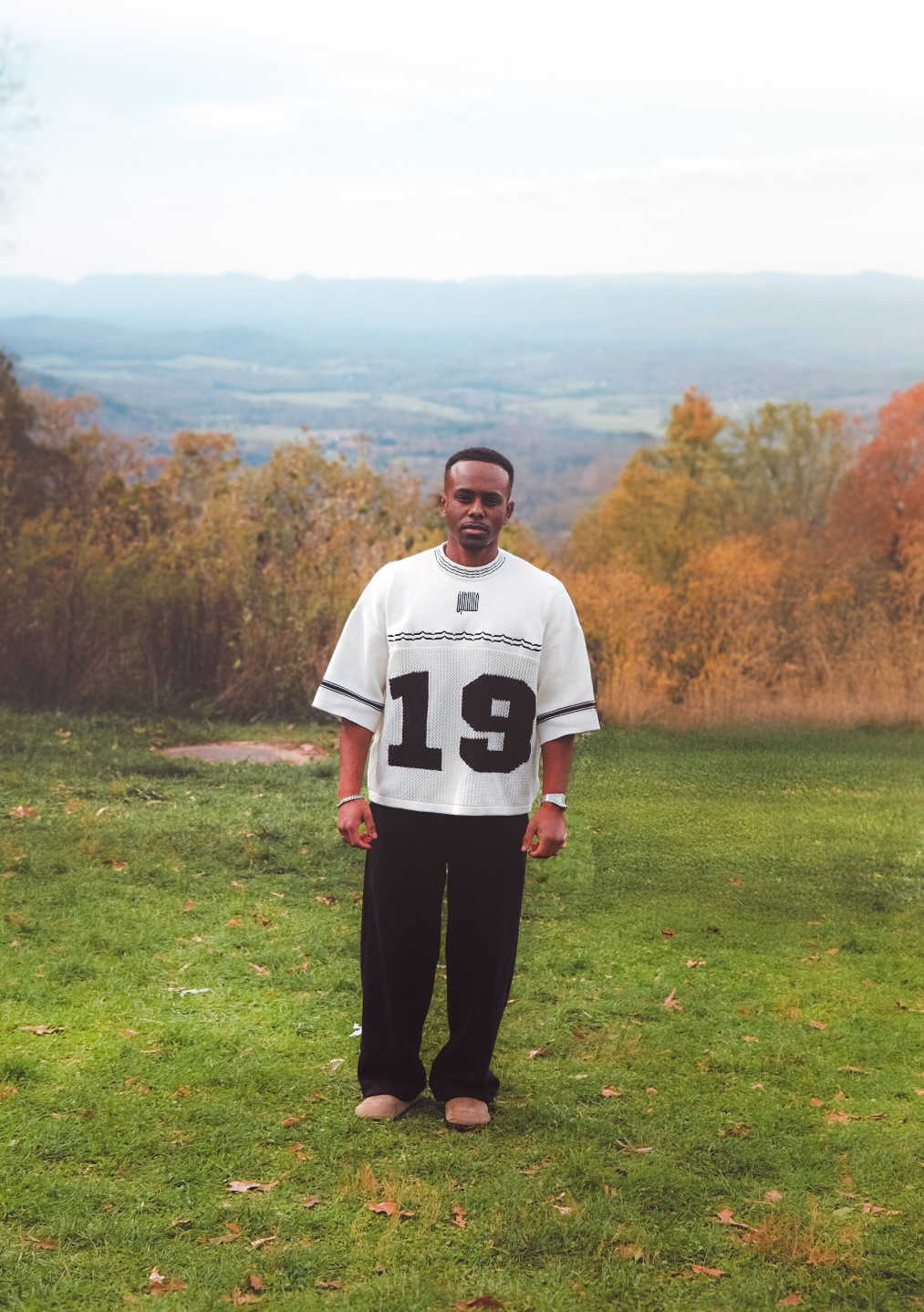 Knitted Keffiyeh Jersey